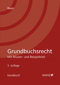Cover: Grundbuchsrecht - Manz