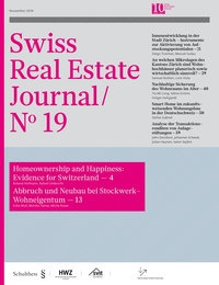 Abbildung von: SREJ - Swiss Real Estate Journal - Schulthess