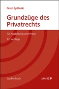 Cover: Grundz&uuml;ge des Privatrechts - Manz