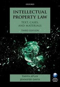 Enlarge image Cover: Intellectual Property Law - Oxford University Press