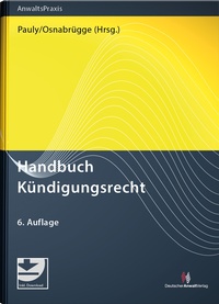 Bild: Handbuch Kündigungsrecht - Deutscher Anwaltverlag