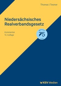 Enlarge image Cover: Niedersächsisches Realverbandsgesetz - KSV Medien
