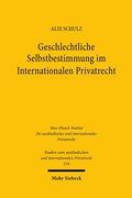 Bild: Geschlechtliche Selbstbestimmung im Internationalen Privatrecht - Mohr Siebeck