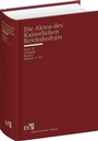 Cover: Die Akten des Kaiserlichen Reichshofrats (RHR) - Erich Schmidt Verlag