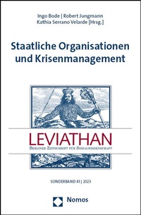 Abbildung von: Staatliche Organisationen und Krisenmanagement - Nomos