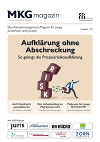 Abbildung von: MkG-Fachinfomagazin Ausgabe 01/2024 - FFI-Verlag