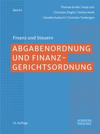 Abbildung von: Abgabenordnung und Finanzgerichtsordnung - Schäffer-Poeschel