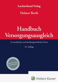 Abbildung von: Handbuch Versorgungsausgleich - Luchterhand