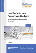 Cover: Handbuch f&uuml;r den Bausachverst&auml;ndigen - Fraunhofer IRB Verlag