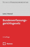 Cover: Bundesverfassungsgerichtsgesetz - Nomos