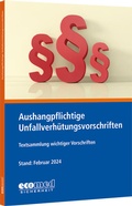 Cover: Aushangpflichtige Unfallverh&uuml;tungsvorschriften - ecomed Storck