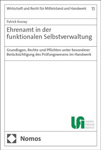 Abbildung von: Ehrenamt in der funktionalen Selbstverwaltung - Nomos