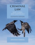 Cover: Criminal Law - Oxford University Press