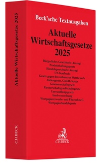Abbildung von: Aktuelle Wirtschaftsgesetze 2025 - C.H.BECK