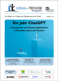 Abbildung von: Legal Tech-Magazin 1/24 - FFI-Verlag