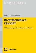 Bild: Rechtshandbuch ChatGPT - Nomos