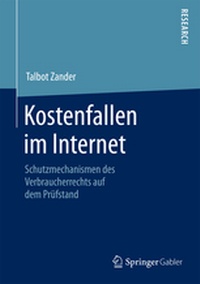 Abbildung von: Kostenfallen im Internet - Springer Gabler