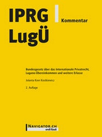 Abbildung von: IPRG/LugÜ Kommentar - Orell Füssli Verlag
