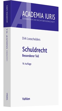 Bild vergrößern Bild: Schuldrecht Besonderer Teil - Vahlen