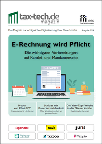 Abbildung von: Tax Tech-Magazin 1/24 - FFI-Verlag