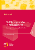 Cover: Einf&uuml;hrung in das IT-Management - Erich Schmidt Verlag
