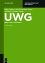 Cover: UWG / §§ 8-22; Register - De Gruyter