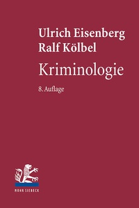 Enlarge image Cover: Kriminologie - Mohr Siebeck