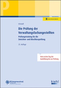 Abbildung von: Die Prüfung der Verwaltungsfachangestellten - Kiehl