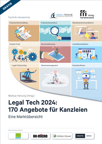 Abbildung von: Legal-Tech.de 2024: 170 Angebote für Kanzleien - FFI-Verlag