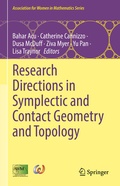 Cover: Research Directions in Symplectic and Contact Geometry and Topology - Springer