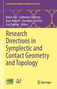 Enlarge image Cover: Research Directions in Symplectic and Contact Geometry and Topology - Springer