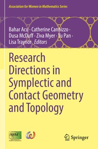 Abbildung von: Research Directions in Symplectic and Contact Geometry and Topology - Springer
