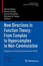 Cover: New Directions in Function Theory: From Complex to Hypercomplex to Non-Commutative - Birkhäuser