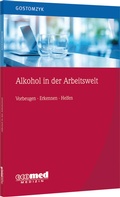 Cover: Alkohol in der Arbeitswelt - ecomed Storck