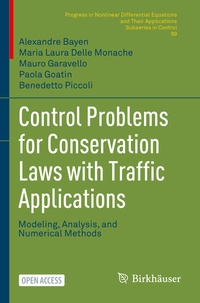 Enlarge image Cover: Control Problems for Conservation Laws with Traffic Applications - Birkhäuser