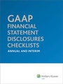 Cover: GAAP Financial Statement Disclosures Checklists - CCH Incorporated