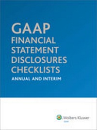 Enlarge image Cover: GAAP Financial Statement Disclosures Checklists - CCH Incorporated