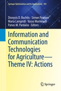 Cover: Information and Communication Technologies for Agriculture-Theme IV: Actions - Springer