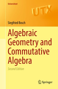 Abbildung von: Algebraic Geometry and Commutative Algebra - Springer