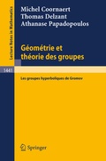 Cover: Geometrie et theorie des groupes - Springer