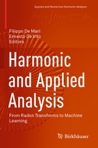 Abbildung von: Harmonic and Applied Analysis - Birkhäuser