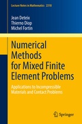 Cover: Numerical Methods for Mixed Finite Element Problems - Springer