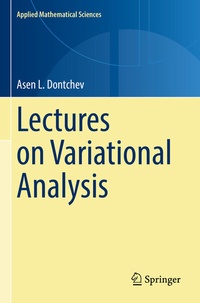 Abbildung von: Lectures on Variational Analysis - Springer