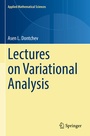 Cover: Lectures on Variational Analysis - Springer