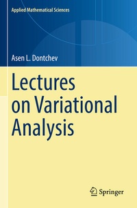 Enlarge image Cover: Lectures on Variational Analysis - Springer
