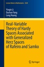 Cover: Real-Variable Theory of Hardy Spaces Associated with Generalized Herz Spaces of Rafeiro and Samko - Springer
