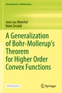 Cover: A Generalization of Bohr-Mollerup's Theorem for Higher Order Convex Functions - Springer