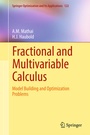 Cover: Fractional and Multivariable Calculus - Springer