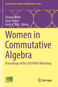 Enlarge image Cover: Women in Commutative Algebra - Springer