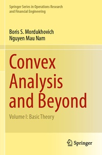 Abbildung von: Convex Analysis and Beyond - Springer